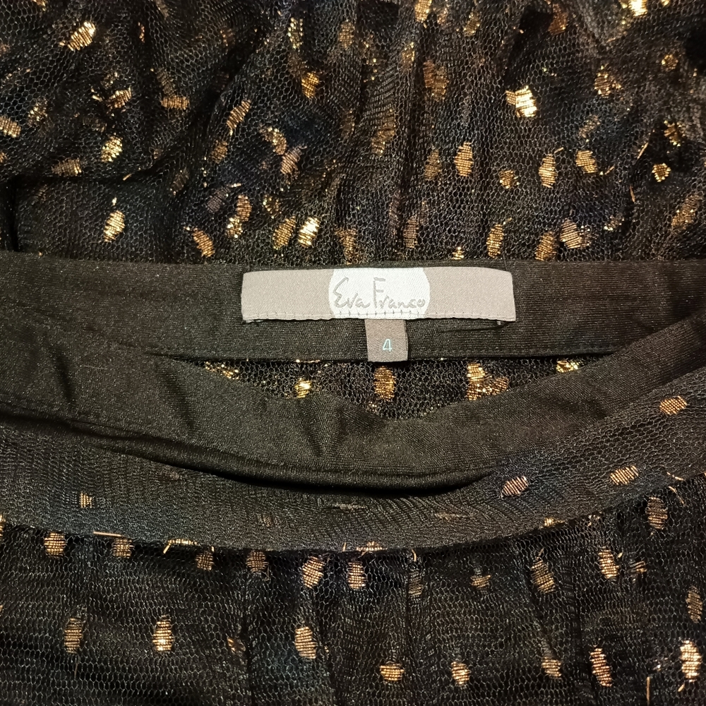 Anthropologie Zelda Metallic Tulle Maxi Skirt by Eva Franco NWOT - Picture 7 of 12